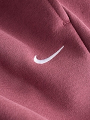 Nike Pink Smoke Studio Fleece Wide Leg Joggers - Image 6 of 7