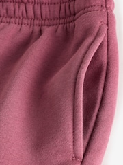 Nike Pink Smoke Studio Fleece Wide Leg Joggers - Image 7 of 7