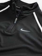 Nike Black Tempo Dri-FIT Long-Sleeve Half-Zip Top - Image 8 of 9