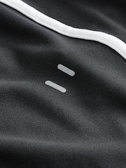 Nike Black Tempo Dri-FIT Long-Sleeve Half-Zip Top - Image 9 of 9