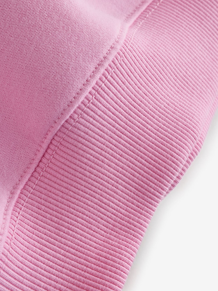 Nike Pink Rise Studio Fleece Oversized Crew Sweatshirt - Image 9 of 9 Nike Pink Rise Studio Fleece Oversized Crew Sweatshirt - Image 9 of 9