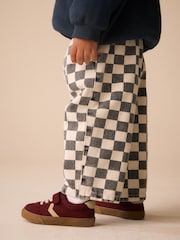Black / White Checkerboard Pull On Wide Trousers (3mths-7yrs) - Image 5 of 9
