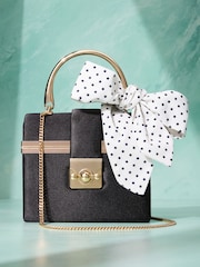 Polka Dot Tabitha Simmons X Next The Keeper Scarf Bag - Image 4 of 9