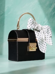 Polka Dot Tabitha Simmons X Next The Keeper Scarf Bag - Image 6 of 9