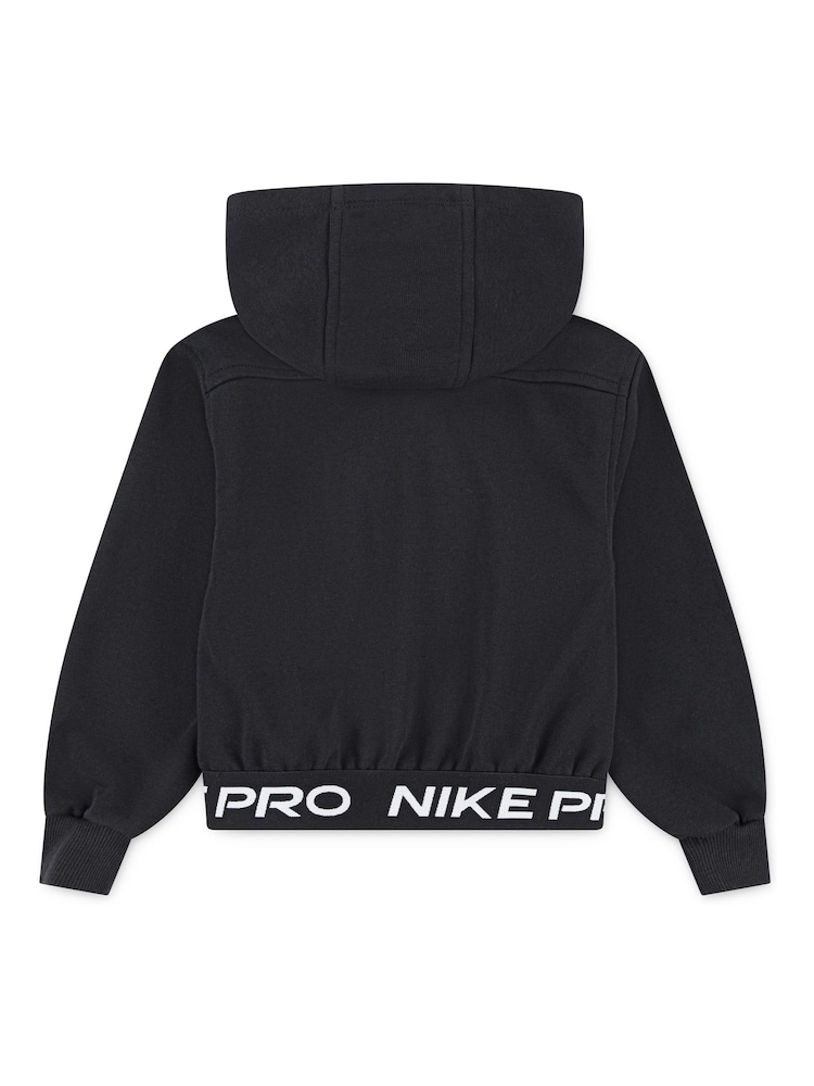 Nike Black Kids Essentials Full-Zip French Terry Hoodie - Image 2 of 4
