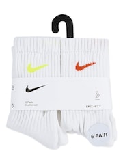 Nike White/Multi Swoosh Kids Dri-FIT Socks - Image 3 of 3