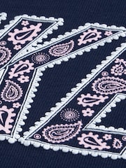 Nike Pink Kids Girls Retro French Terry Tracksuit - Image 3 of 4