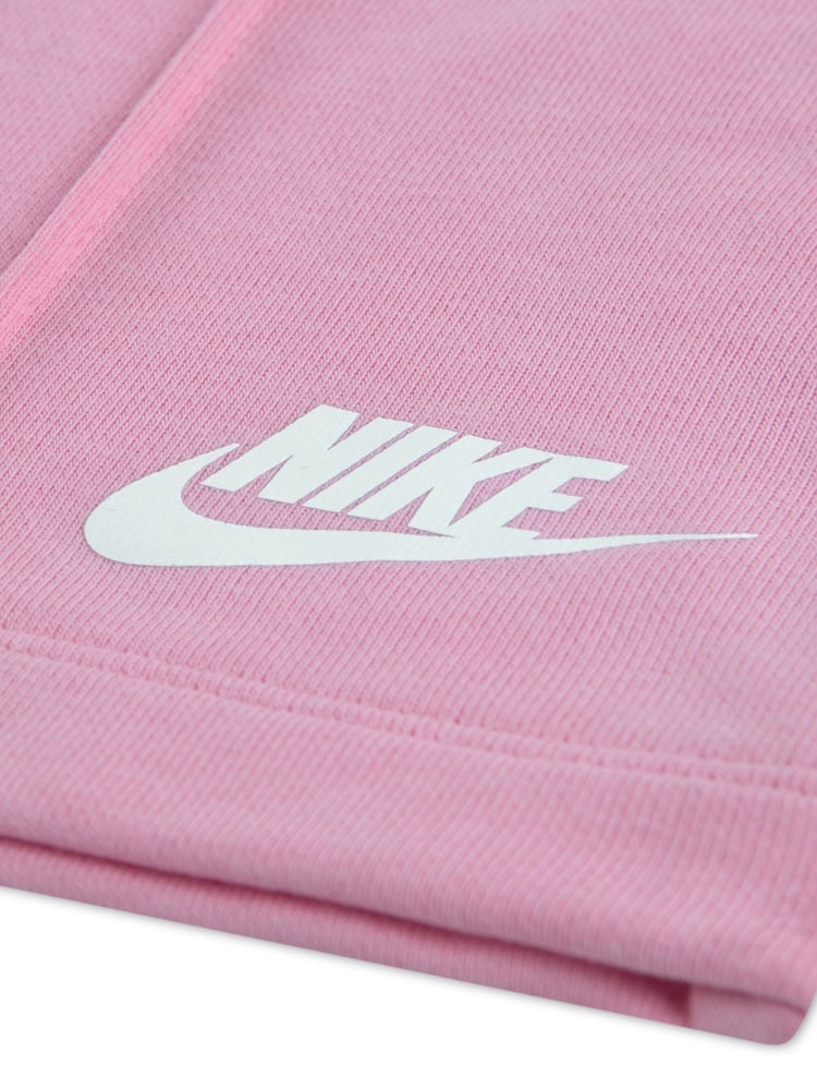 Nike Pink Kids Girls Retro French Terry Tracksuit - Image 4 of 4