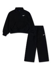 Nike Black Standard Fleece 1/4 Zip Tracksuit - Image 1 of 3