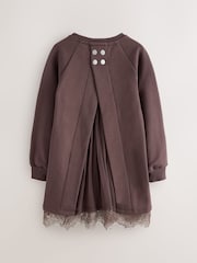 Dunkelbraun - smALLSAINTS Lee Lace Sweatkleid - Bild 7 von 11