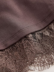 Dunkelbraun - smALLSAINTS Lee Lace Sweatkleid - Bild 8 von 11