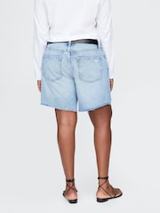 Gap Medium Wash 8inch Mid Rise '90s Loose Denim Bermuda Shorts - Image 3 of 6