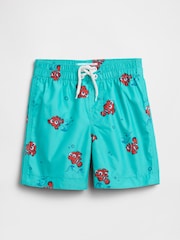 Gap Teal Nemo Disney Swim Trunks (6mths-5yrs) - Image 1 of 3