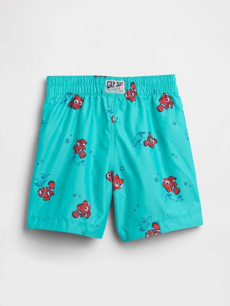 Gap Teal Nemo Disney Swim Trunks (6mths-5yrs) - Image 2 of 3 Gap Teal Nemo Disney Swim Trunks (6mths-5yrs) - Image 2 of 3