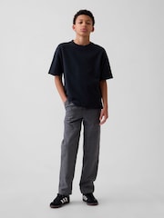 Gap Black Linen-Cotton Relaxed Easy Trousers (4-13yrs) - Image 1 of 1