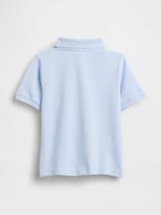 Gap Blue Brannan Bear Pique Polo Shirt (12mths-5yrs) - Image 2 of 3