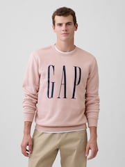 Gap Pink Logo Sweatshirt - Image 1 of 4