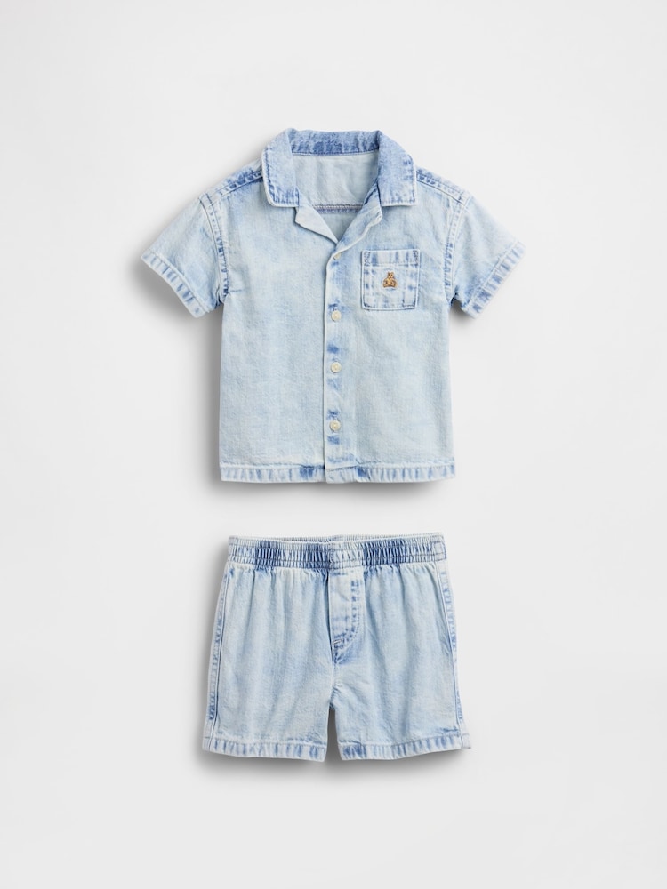 Gap Light Wash Denim Outfit Set (0-24mths) - Image 2 of 3