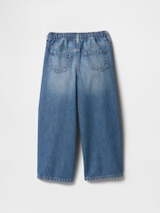 Gap Medium Wash Wide-Leg Heart Jeans (6mths-5yrs) - Image 2 of 3