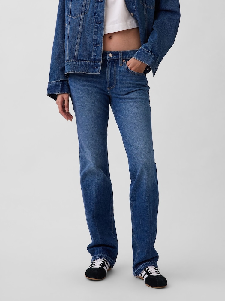 Gap Mid Rise Relaxed Straight Jeans - Bild 1 von 4