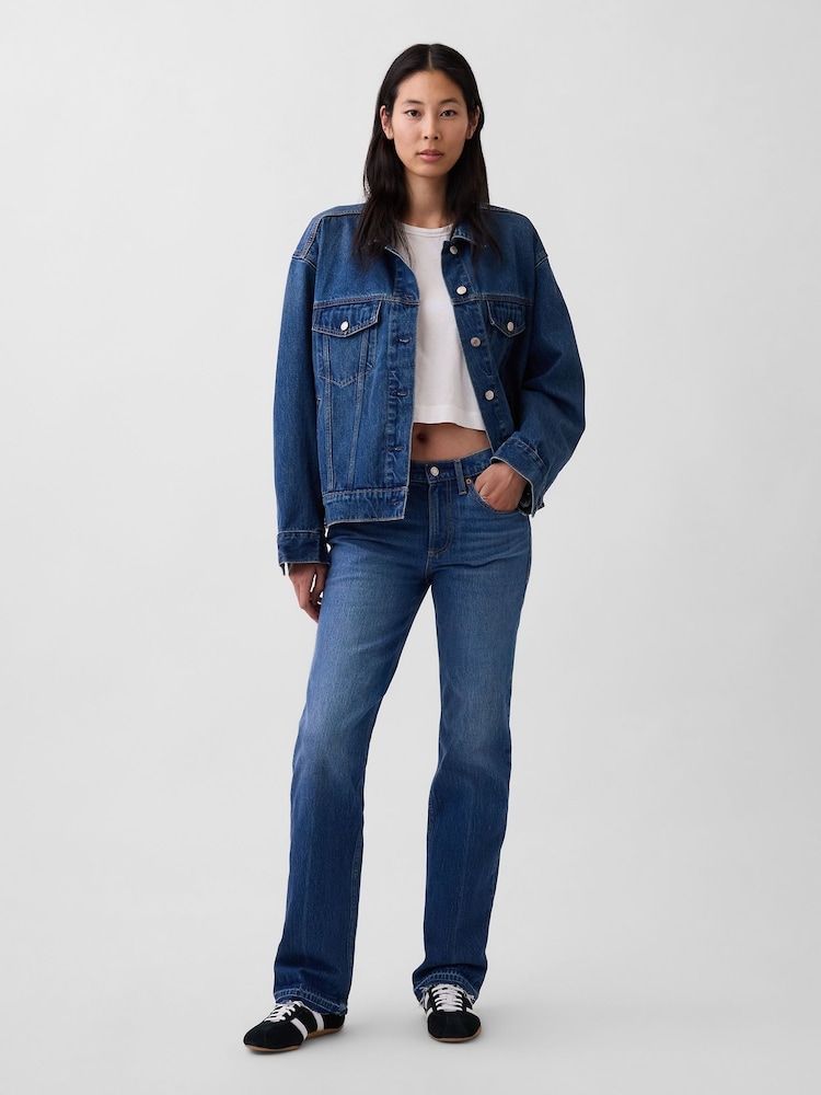 Gap Mid Rise Relaxed Straight Jeans - Bild 4 von 4