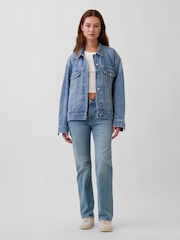 Gap Medium Wash Mid Rise Relaxed Straight Jeans - Image 4 of 4