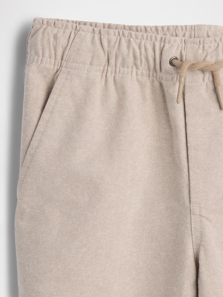 Gap Cream Linen-Cotton Relaxed Easy Trousers (4-13yrs) - Image 4 of 4