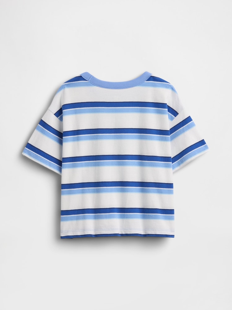 Gestreift, Blau - Gap Boxy T-Shirt (6Monate–5Jahre) - Bild 2 von 2