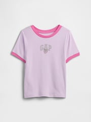 Gap Purple Ringer Graphic T-Shirt (4-13yrs) - Image 1 of 3