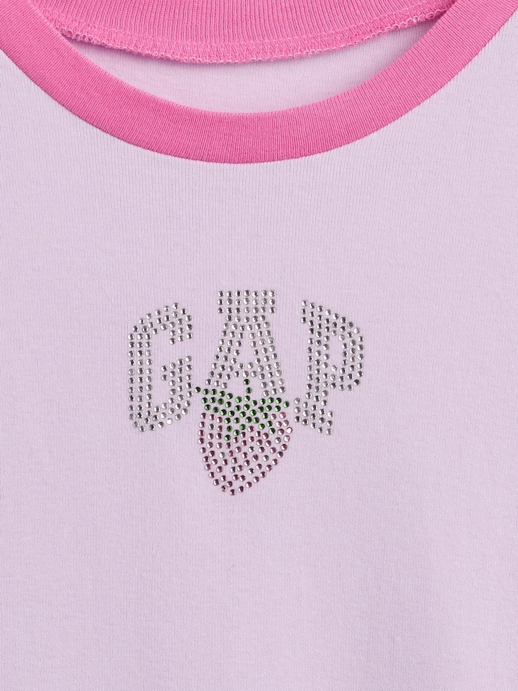 Gap Purple Ringer Graphic T-Shirt (4-13yrs) - Image 3 of 3