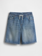 Gap Medium Wash UltraSoft '90s Loose Easy Denim Shorts (4-13yrs) - Image 4 of 5