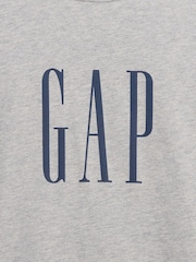 Grau - Gap Everyday Weiches Logo-T-Shirt - Bild 4 von 4