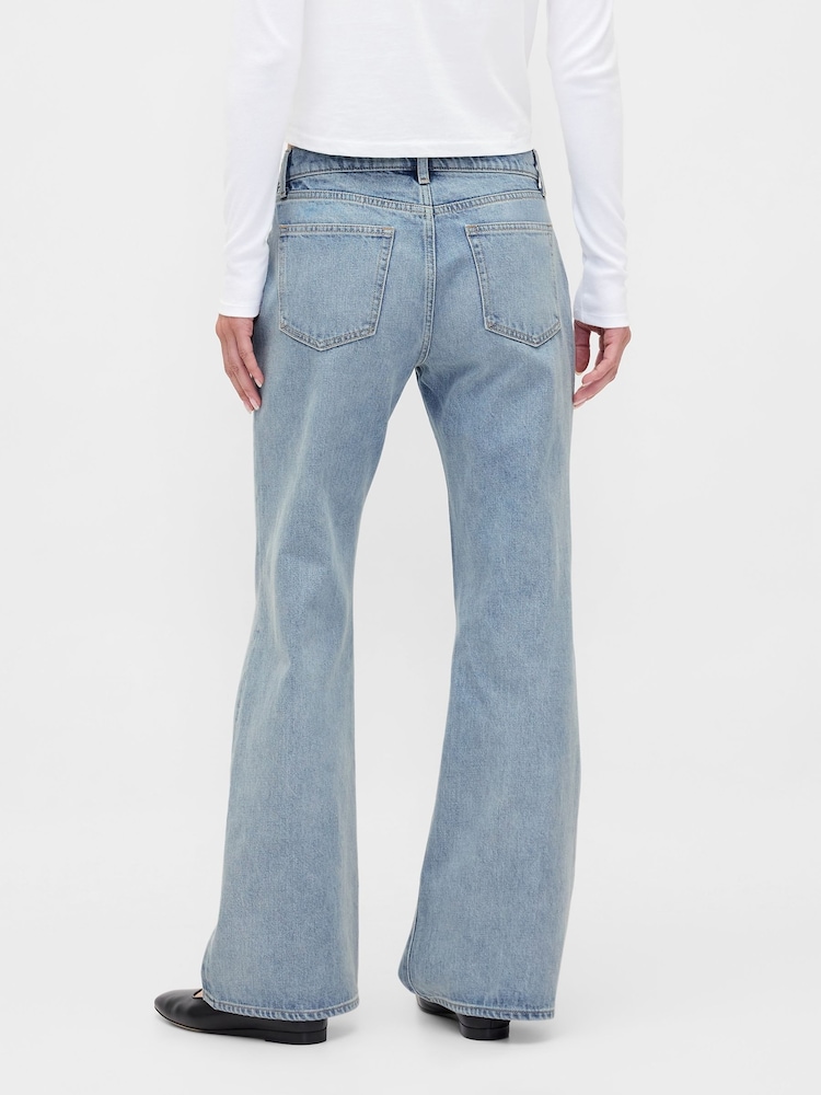 Gap Mid Rise Rigid Relaxed Flare Jeans - Bild 2 von 4