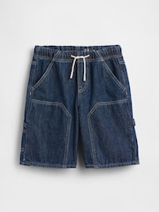 Gap Dark Wash 90s Loose Easy Denim Carpenter Shorts (4-13yrs) - Image 4 of 5