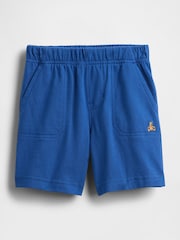Albastru - Gap Pull On Shorts (6mths-5yrs) - Imaginea 1 din 2