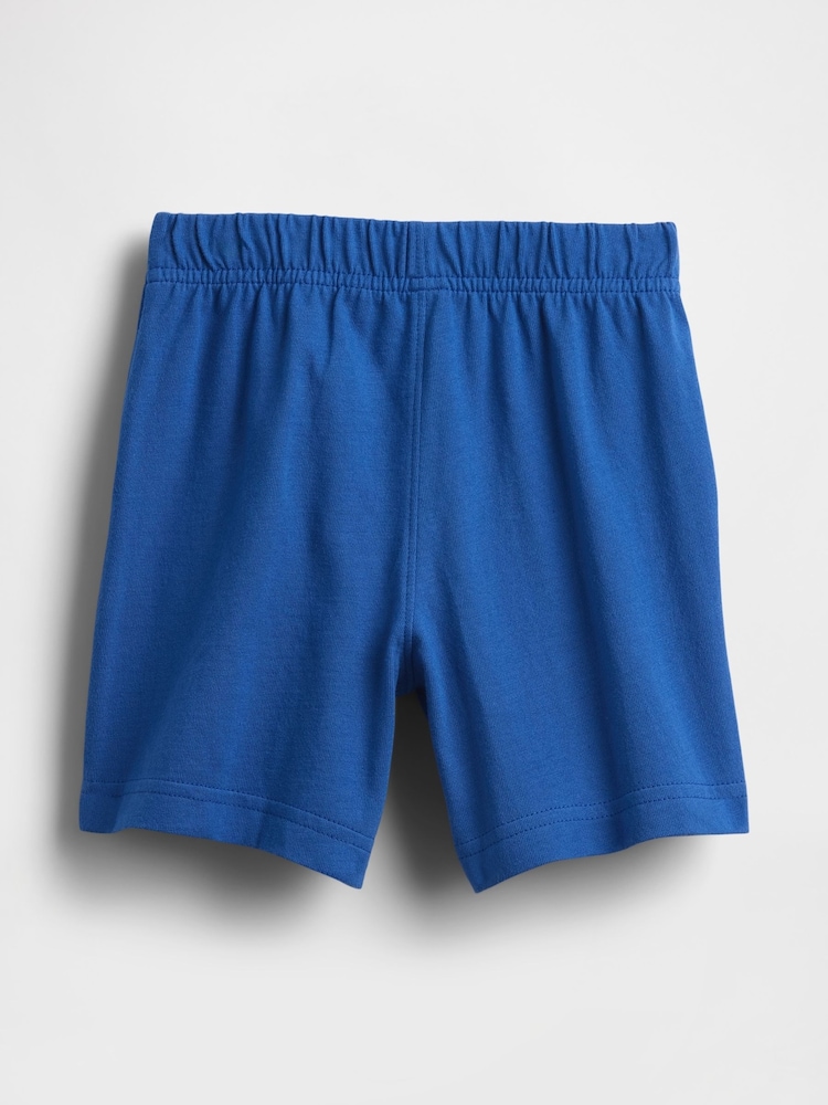 Albastru - Gap Pull On Shorts (6mths-5yrs) - Imaginea 2 din 2