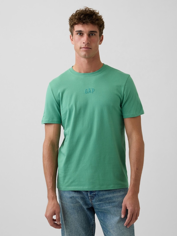 Gap Green Everyday Soft Mini Logo T-Shirt - Image 1 of 4