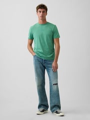 Gap Green Everyday Soft Mini Logo T-Shirt - Image 3 of 4