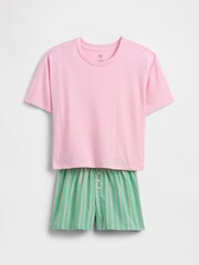 Gap Pink/Green Pyjamas Set (6-13yrs) (6-13yrs) - Image 1 of 2