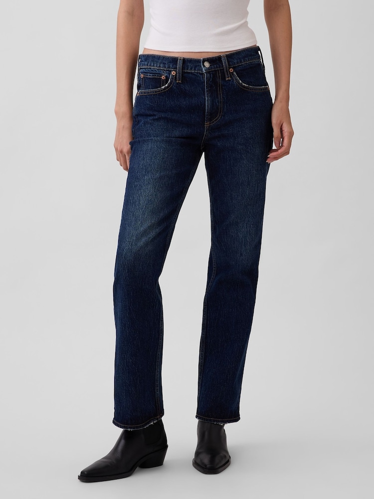 Gap Mid Rise Relaxed Straight Jeans - Bild 1 von 4