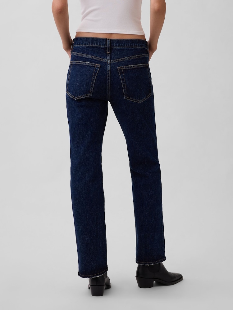 Gap Mid Rise Relaxed Straight Jeans - Bild 2 von 4