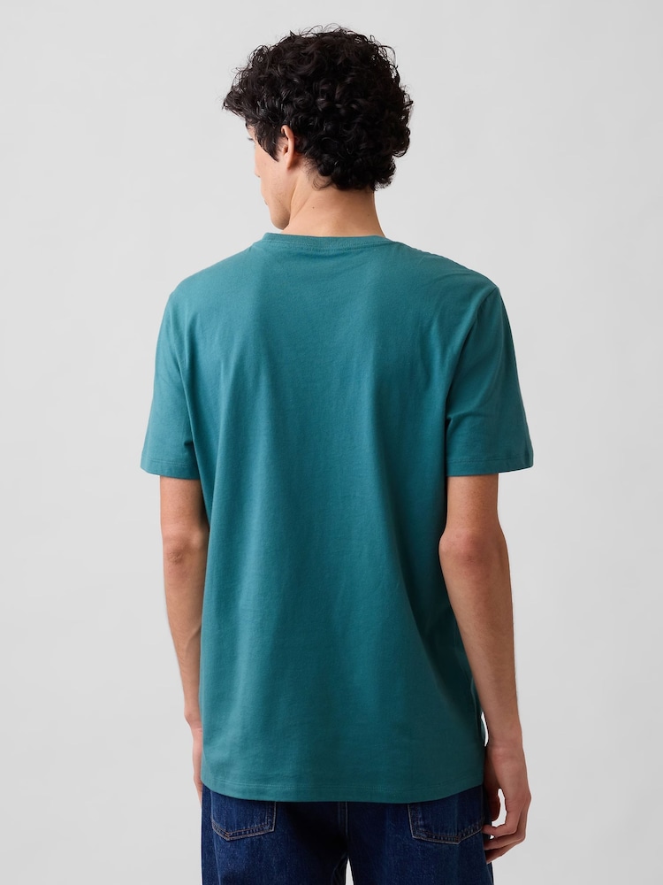 Gap Green Everyday Soft Crew neck T-Shirt - Image 2 of 4