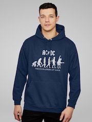 All + Every Blue ACDC Evolution Of Rock Classic Hoodie - Image 1 of 3