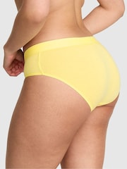 Victoria's Secret PINK Pineapple Yellow Hipster Cotton Logo Knickers - Image 2 of 2