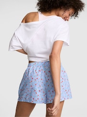 Victoria's Secret PINK Blue Floral Print Pyjama Short Bottoms - Image 2 of 2
