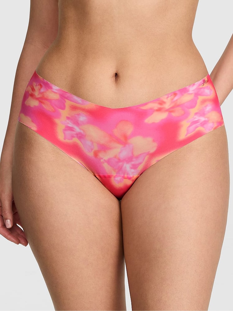 Victoria's Secret PINK Pink Hibiscus Hipster No Show Knickers - Image 1 of 2