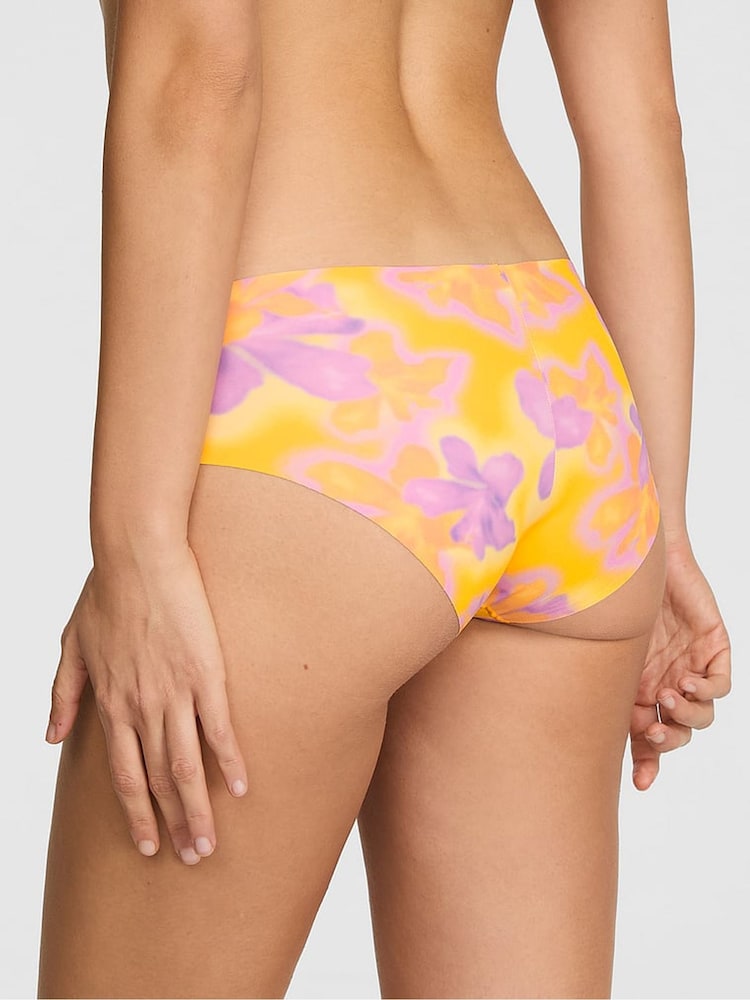 Victoria's Secret PINK Orange Hibiscus Hipster No Show Knickers - Image 2 of 2 Victoria's Secret PINK Orange Hibiscus Hipster No Show Knickers - Image 2 of 2