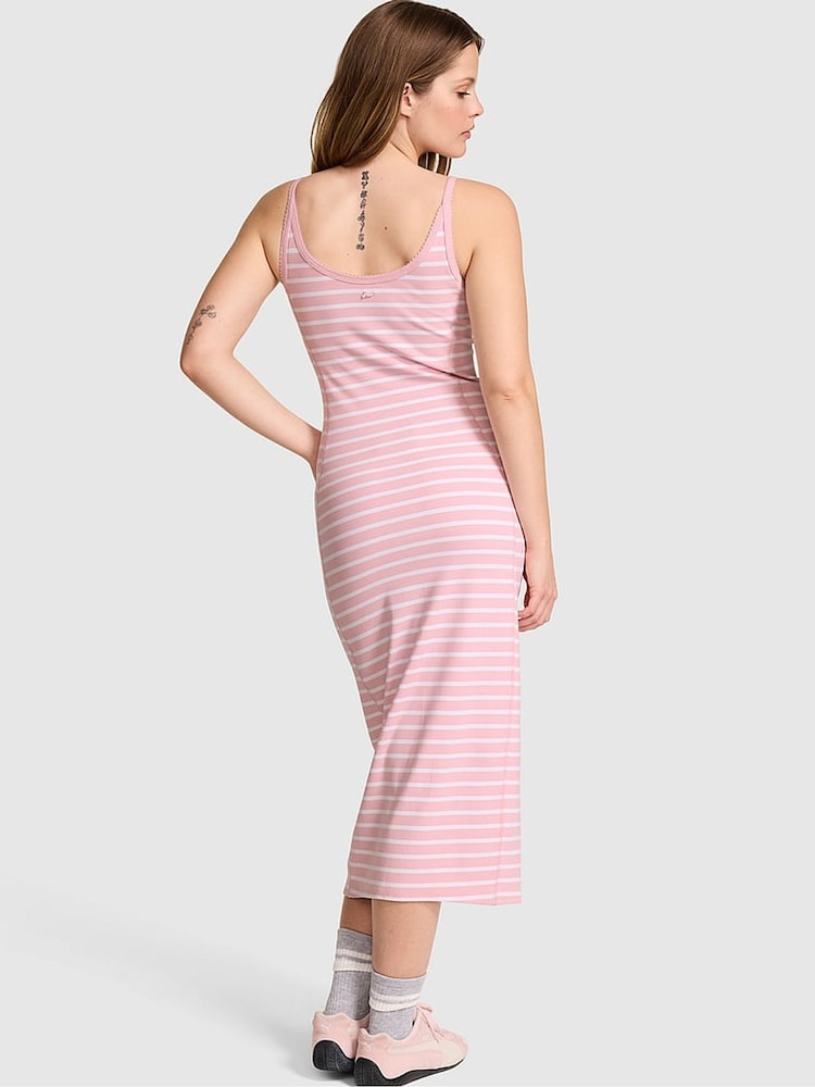 Victoria's Secret Pink Dollhouse Pink Ribbed Dress - Image 2 of 2