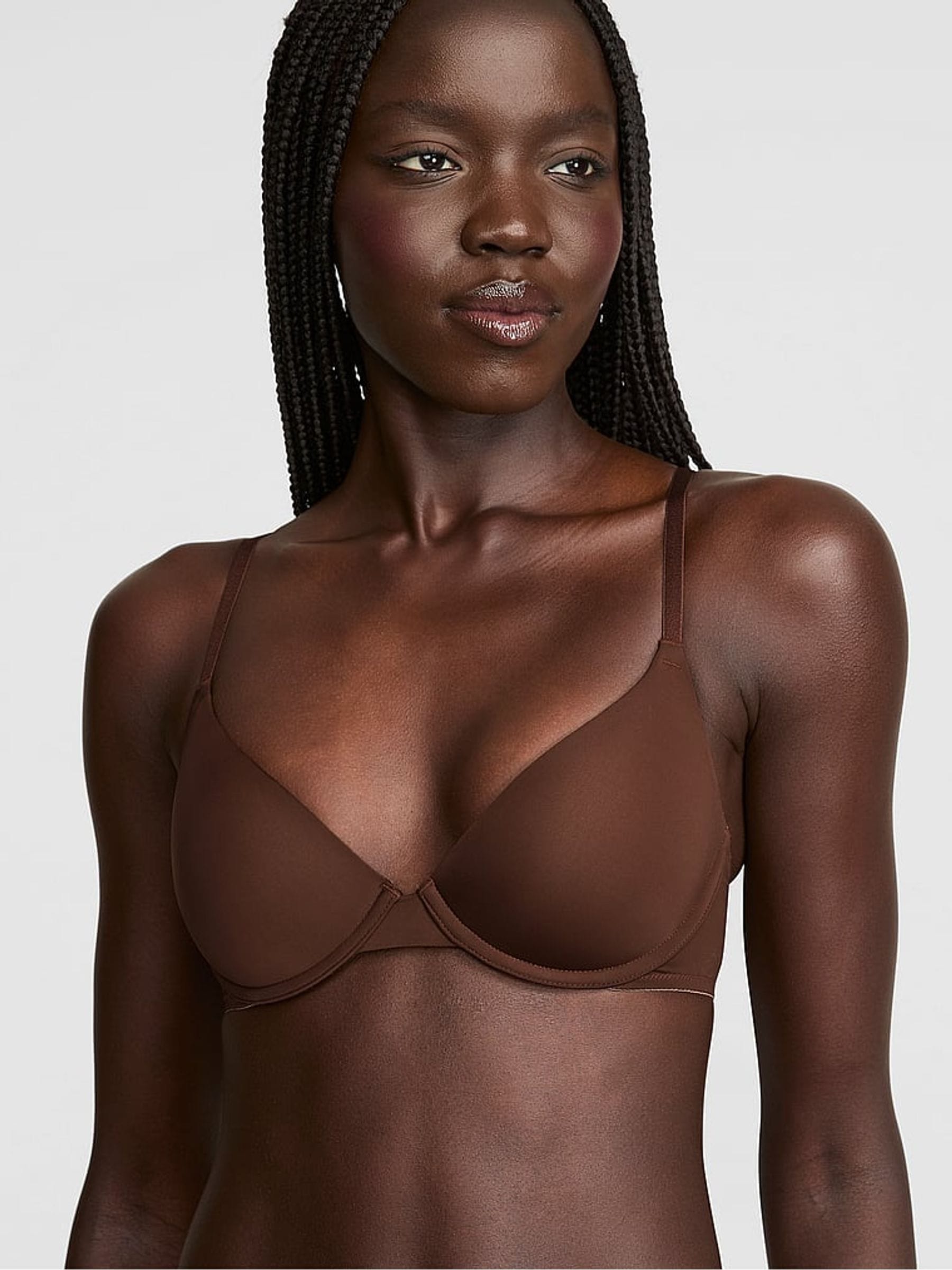 Victoria's Secret PINK Ganache Nude Lightly Lined Bra
