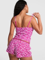 Victoria's Secret Pink Pink Fire Pointelle Pyjama Cami Top - Image 2 of 2